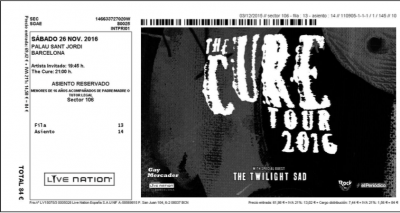 The Cure Barcelona